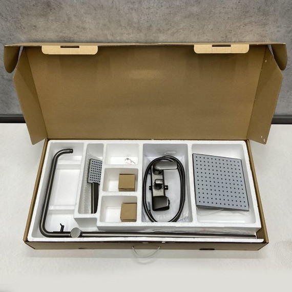 Душевая стойка Comforty FF074R-CGT, графит фото 8