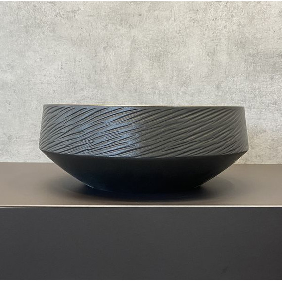 Раковина-чаша Comforty 43 см J2091, черный/бронза фото 3