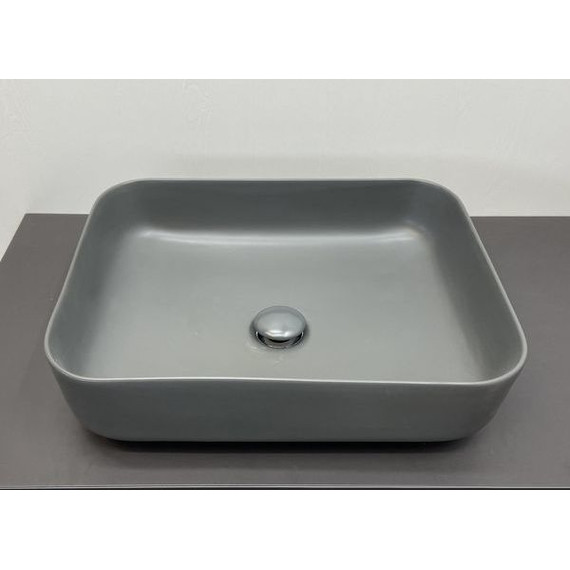 Раковина-чаша Comforty 50 см T-Y9378MDH, графит матовый фото 3
