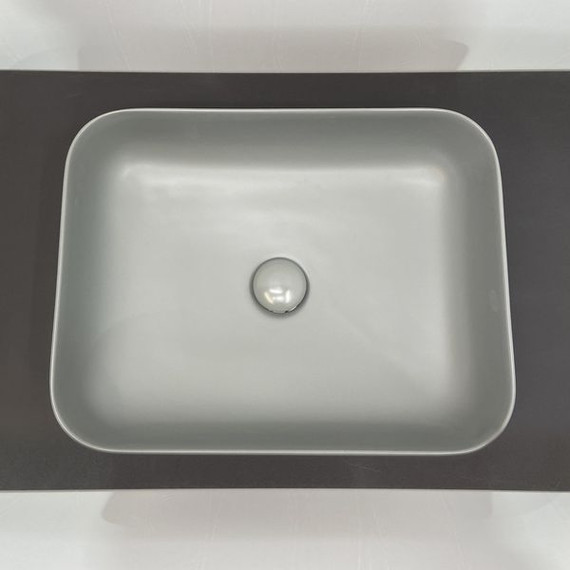 Раковина-чаша Comforty 50 см T-Y9378MH, серый матовый фото 4