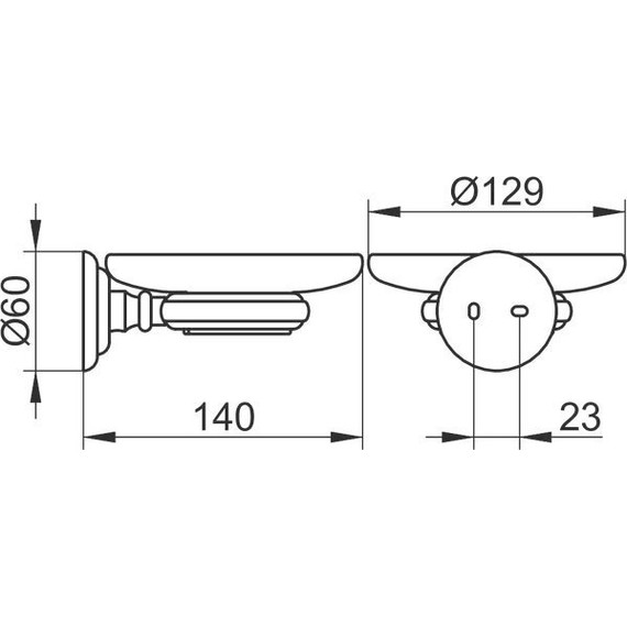 Мыльница Keuco Astor 02155019000 фото 2