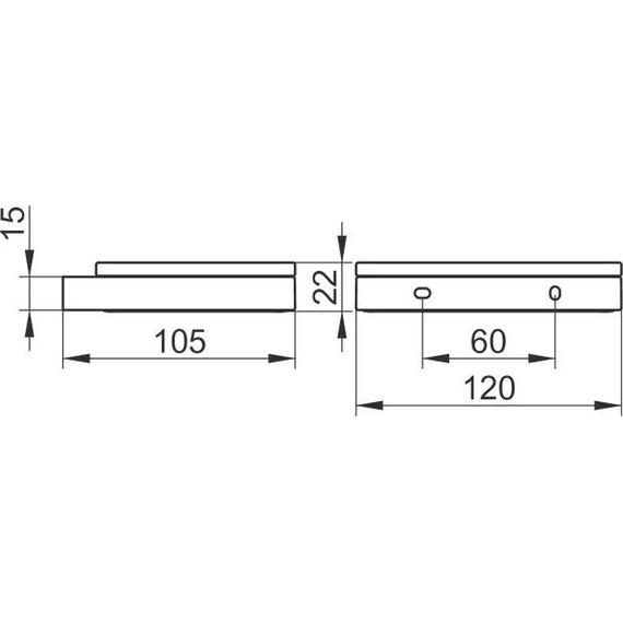Мыльница Keuco Edition 11 11155139000, цвет хром чёрный фото 2