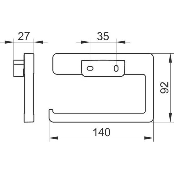 Держатель для туалетной бумаги Keuco Moll 12762010000 - 4 Держатель для туалетной бумаги Keuco Moll 12762010000 фото 4