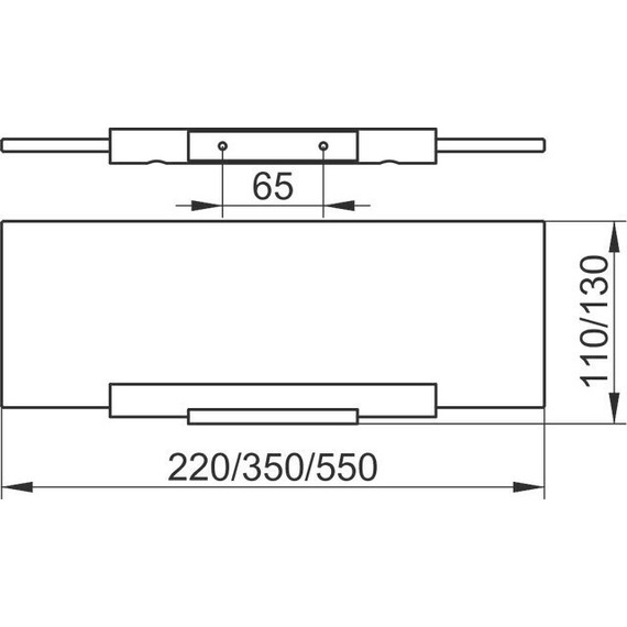 Стеклянная полка Keuco Plan 22 см 14910005200 - 2 Стеклянная полка Keuco Plan 22 см 14910005200 фото 2