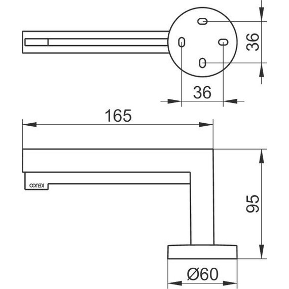 Держатель для туалетной бумаги Keuco Edition 90 19062010000 - 4 Держатель для туалетной бумаги Keuco Edition 90 19062010000 фото 4