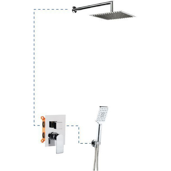 Душевая система для душа AQG Alpha EC216 19ALPEC21602 фото 