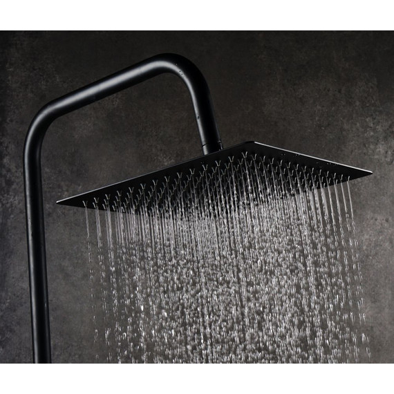 Душевая стойка AQG Alpha 21NITC25ALA05, черный матовый фото 5