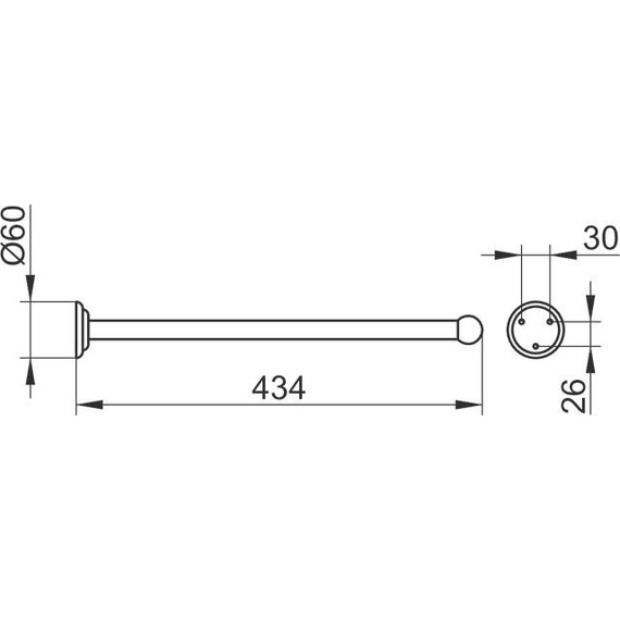 Полотенцедержатель Keuco Astor 02117010000 - 2 Полотенцедержатель Keuco Astor 02117010000 фото 2