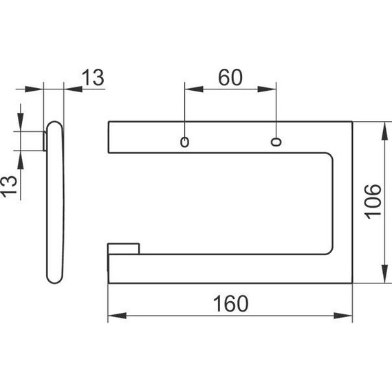 Держатель для туалетной бумаги Keuco Edition 400 11562130000, цвет хром чёрный - 6 Держатель для туалетной бумаги Keuco Edition 400 11562130000, цвет хром чёрный фото 6