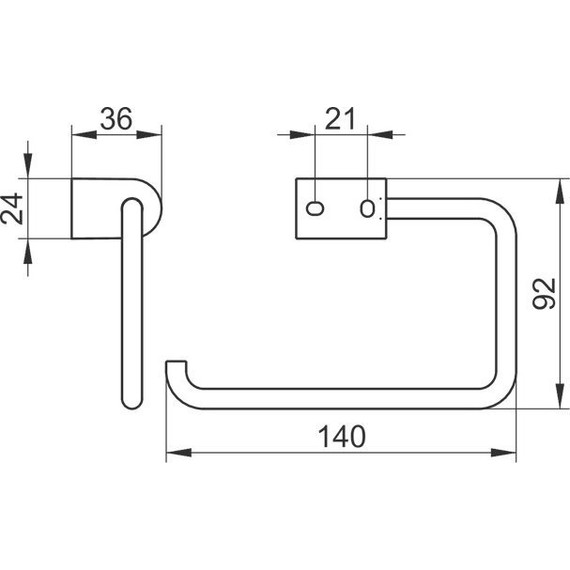 Держатель для туалетной бумаги Keuco Smart 14762010000 - 4 Держатель для туалетной бумаги Keuco Smart 14762010000 фото 4