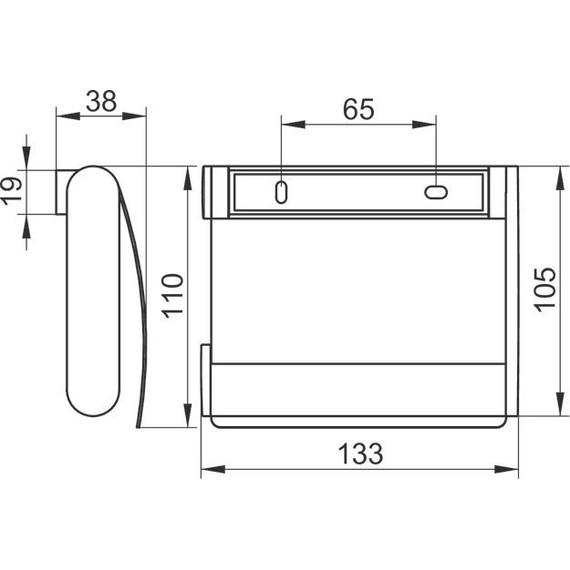 Держатель для туалетной бумаги Keuco Plan 14960070000, цвет нержавеющая сталь - 2 Держатель для туалетной бумаги Keuco Plan 14960070000, цвет нержавеющая сталь фото 2