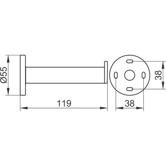 Держатель для туалетной бумаги Keuco Plan 14963010000 - 2 Держатель для туалетной бумаги Keuco Plan 14963010000 фото 2