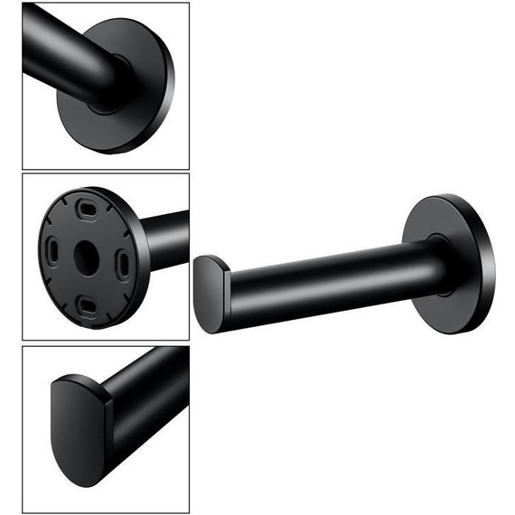 Держатель для туалетной бумаги Keuco Plan 14963370000, цвет чёрный матовый - 11 Держатель для туалетной бумаги Keuco Plan 14963370000, цвет чёрный матовый фото 11