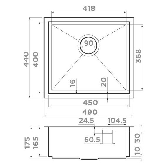 Кухонная мойка Omoikiri Kasen 49-16 INT LG (4997054) 1,2 мм, светлое золото, Цвет производителя: светлое золото фото 2
