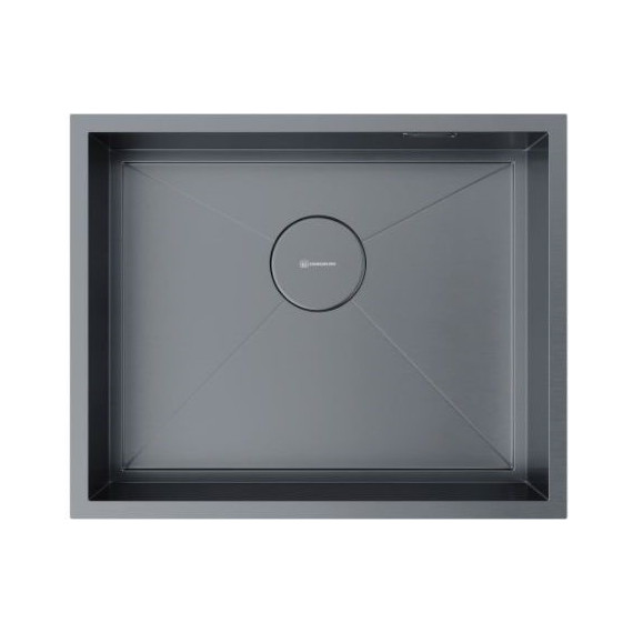 Кухонная мойка Omoikiri Kasen 54-16 INT GM (4997061) 1,2 мм, вороненая сталь, Цвет производителя: вороненая сталь фото 