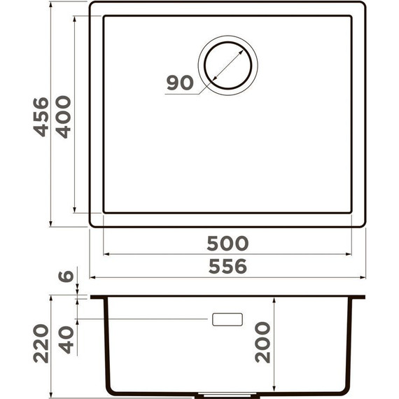 Кухонная мойка Omoikiri Yamakawa 55-U/I GB 4993780, чёрный, Цвет производителя: чёрный - 4 Кухонная мойка Omoikiri Yamakawa 55-U/I GB 4993780, чёрный, Цвет производителя: чёрный фото 4