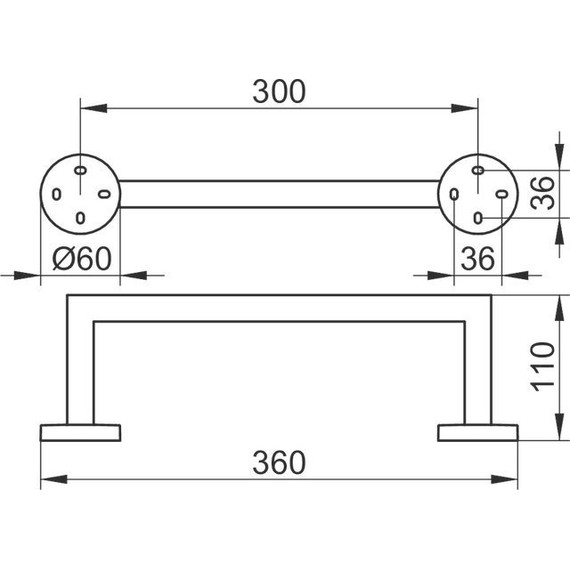 Полотенцедержатель Keuco Edition 90 30 см 19021010000 - 7 Полотенцедержатель Keuco Edition 90 30 см 19021010000 фото 7
