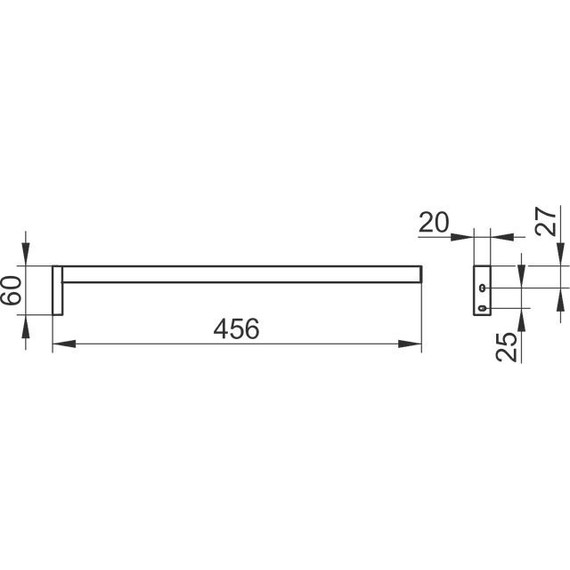 Полотенцедержатель Keuco Edition 90 46 см 19120010000 - 9 Полотенцедержатель Keuco Edition 90 46 см 19120010000 фото 9