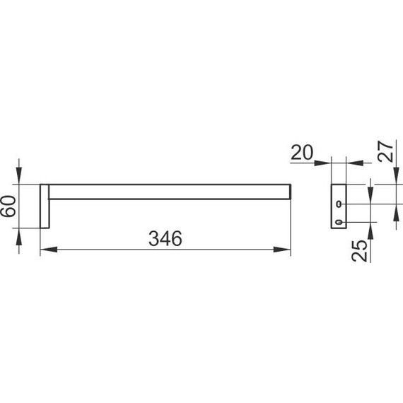 Полотенцедержатель Keuco Edition 90 35 см 19122010000 - 9 Полотенцедержатель Keuco Edition 90 35 см 19122010000 фото 9