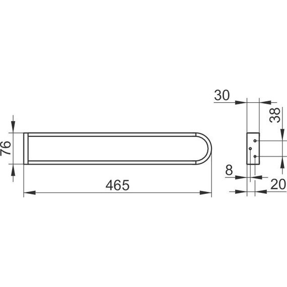 Полотенцедержатель Keuco Edition 300 30018010000 фото 2