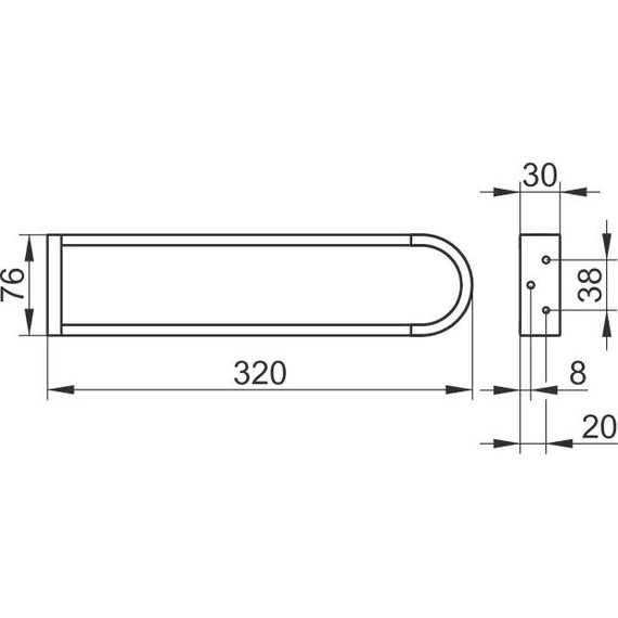 Полотенцедержатель Keuco Edition 300 30019010000 - 2 Полотенцедержатель Keuco Edition 300 30019010000 фото 2