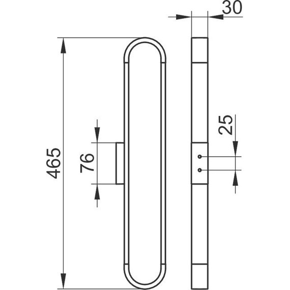 Полотенцедержатель Keuco Edition 300 30070010000 - 4 Полотенцедержатель Keuco Edition 300 30070010000 фото 4