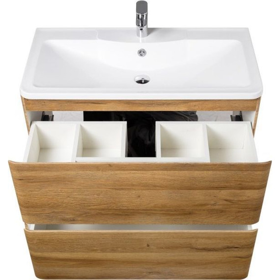 Тумба напольная с раковиной BelBagno ALBANO-1000-2C-PIA-RR 100 см, Rovere Rustico, Цвет фасада: Rovere Rustico - 2 Тумба напольная с раковиной BelBagno ALBANO-1000-2C-PIA-RR 100 см, Rovere Rustico, Цвет фасада: Rovere Rustico фото 2