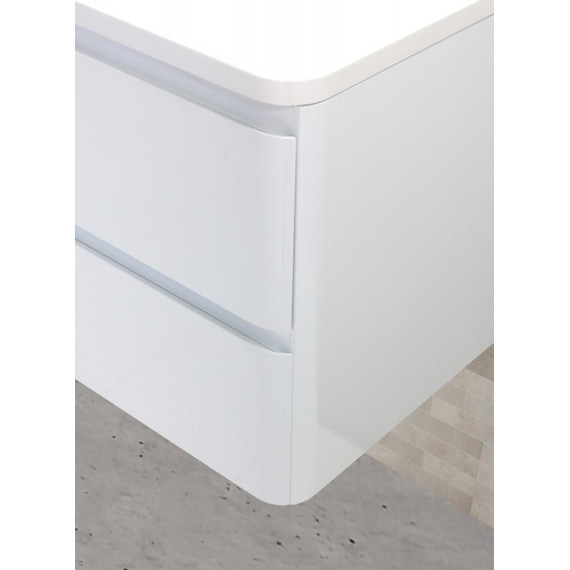 Тумба подвесная с раковиной BelBagno ALBANO-1200-2C-SO-BL 120 см, Bianco Lucido, Цвет фасада: Bianco Lucido - 5 Тумба подвесная с раковиной BelBagno ALBANO-1200-2C-SO-BL 120 см, Bianco Lucido, Цвет фасада: Bianco Lucido фото 5