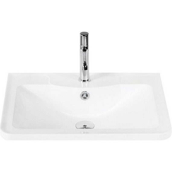 Тумба подвесная с раковиной BelBagno ALBANO-700-2C-SO-CVG 70 см, Cemento Verona Grigio, Цвет фасада: Cemento Verona Grigio фото 8