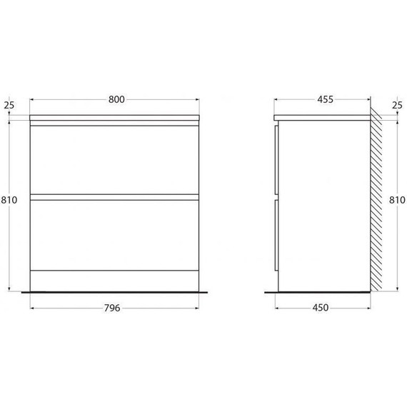 Тумба напольная с раковиной BelBagno ALBANO-800-2C-PIA-RR 80 см, Rovere Rustico, Цвет фасада: Rovere Rustico - 12 Тумба напольная с раковиной BelBagno ALBANO-800-2C-PIA-RR 80 см, Rovere Rustico, Цвет фасада: Rovere Rustico фото 12
