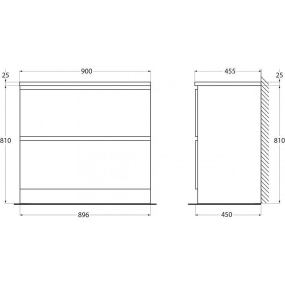 Тумба напольная с раковиной BelBagno ALBANO-900-2C-PIA-BL 90 см, Bianco Lucido, Цвет фасада: Bianco Lucido - 8 Тумба напольная с раковиной BelBagno ALBANO-900-2C-PIA-BL 90 см, Bianco Lucido, Цвет фасада: Bianco Lucido фото 8