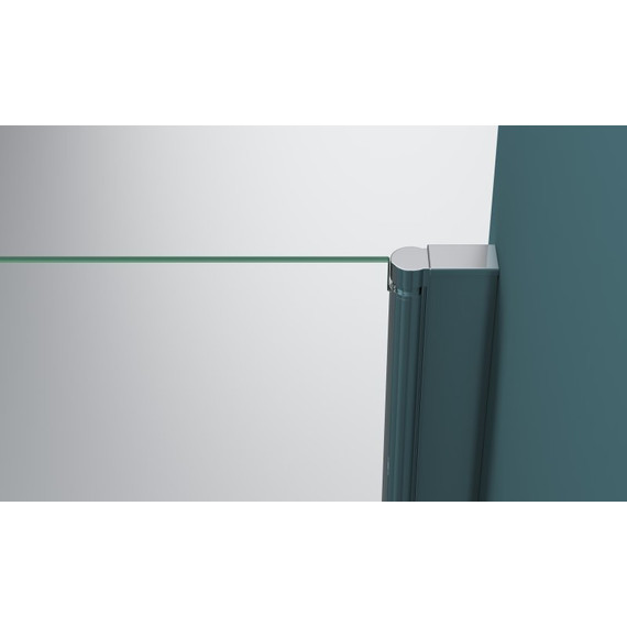 Душевое ограждение BelBagno 70x100 см ETNA-AH-1-70/100-C-Cr, хром/прозрачное - 4 Душевое ограждение BelBagno 70x100 см ETNA-AH-1-70/100-C-Cr, хром/прозрачное фото 4