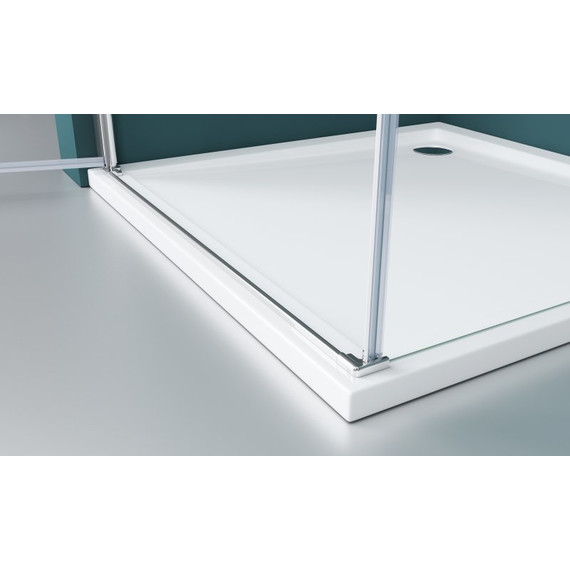 Душевое ограждение BelBagno 70x100 см ETNA-AH-1-70/100-C-Cr, хром/прозрачное - 6 Душевое ограждение BelBagno 70x100 см ETNA-AH-1-70/100-C-Cr, хром/прозрачное фото 6