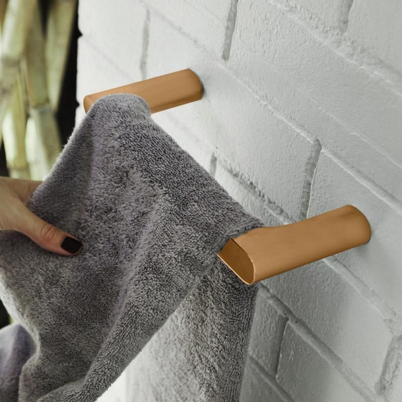 Полотенцедержатель Keuco Edition 400 11521030000, цвет бронза - 2 Полотенцедержатель Keuco Edition 400 11521030000, цвет бронза фото 2