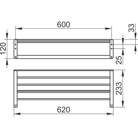 Полка для полотенец Keuco Elegance 11675010000 - 5 Полка для полотенец Keuco Elegance 11675010000 фото 5
