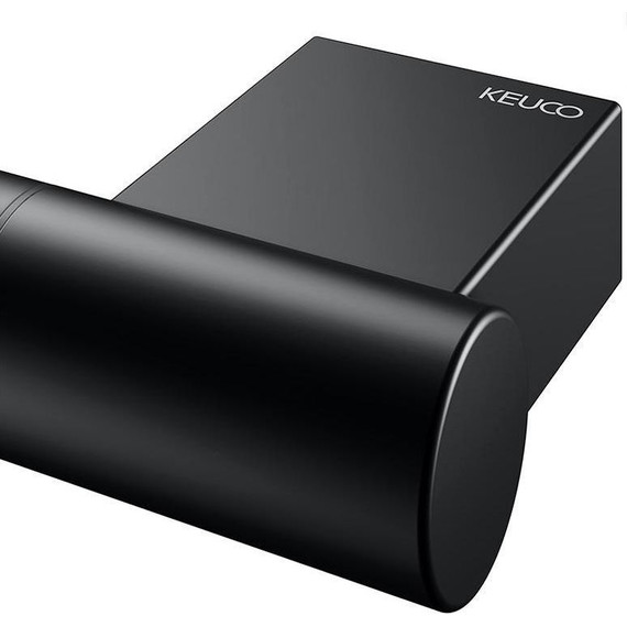Полотенцедержатель Keuco Plan 85 см 14901370800, цвет чёрный матовый - 10 Полотенцедержатель Keuco Plan 85 см 14901370800, цвет чёрный матовый фото 10