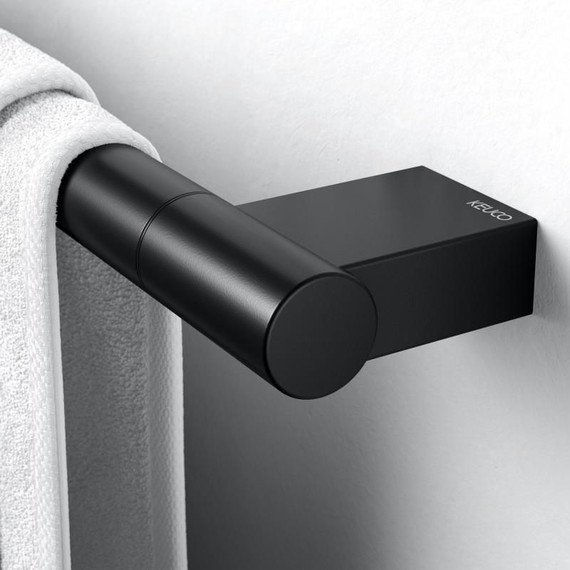 Полотенцедержатель Keuco Plan 85 см 14901370800, цвет чёрный матовый - 7 Полотенцедержатель Keuco Plan 85 см 14901370800, цвет чёрный матовый фото 7