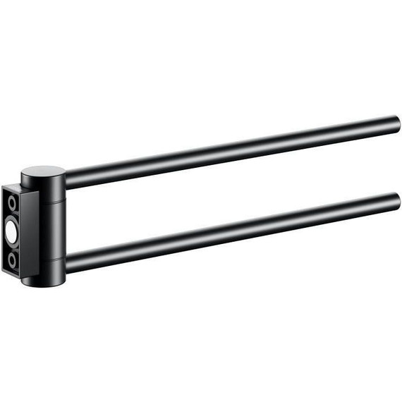 Держатель для полотенца Keuco Plan 30 см 14919370000, цвет чёрный матовый - 4 Держатель для полотенца Keuco Plan 30 см 14919370000, цвет чёрный матовый фото 4