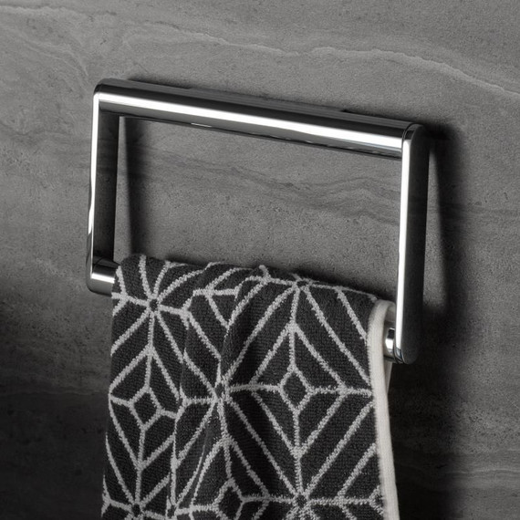 Кольцо для полотенец Keuco Plan 14921010000, цвет хром - 2 Кольцо для полотенец Keuco Plan 14921010000, цвет хром фото 2