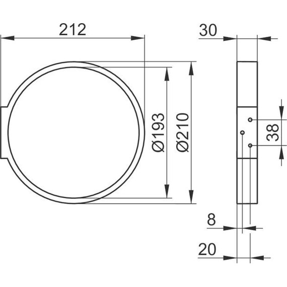 Кольцо для полотенец Keuco Edition 300 30021010000 фото 3