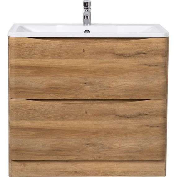 Тумба напольная с раковиной BelBagno ACQUA-1000-2C-PIA-RR 100 см, Rovere Rustico, Цвет фасада: Rovere Rustico - 3 Тумба напольная с раковиной BelBagno ACQUA-1000-2C-PIA-RR 100 см, Rovere Rustico, Цвет фасада: Rovere Rustico фото 3