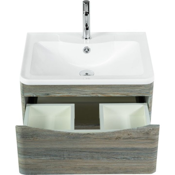 Тумба подвесная с раковиной BelBagno ACQUA-700-2C-SO-PS 70 см, Pino Scania, Цвет фасада: Pino Scania - 4 Тумба подвесная с раковиной BelBagno ACQUA-700-2C-SO-PS 70 см, Pino Scania, Цвет фасада: Pino Scania фото 4