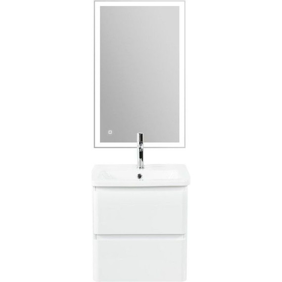 Тумба подвесная с раковиной BelBagno ALBANO-CER-500-2C-SO-BL 50 см, Bianco Lucido, Цвет фасада: Bianco Lucido - 5 Тумба подвесная с раковиной BelBagno ALBANO-CER-500-2C-SO-BL 50 см, Bianco Lucido, Цвет фасада: Bianco Lucido фото 5