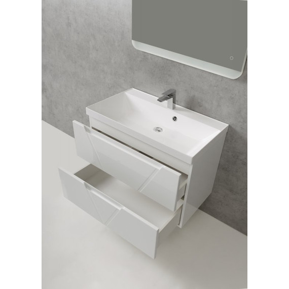 Тумба подвесная с раковиной BelBagno VITTORIA-700-2C-SO-BL-P 70 см, Bianco Lucido - 10 Тумба подвесная с раковиной BelBagno VITTORIA-700-2C-SO-BL-P 70 см, Bianco Lucido фото 10