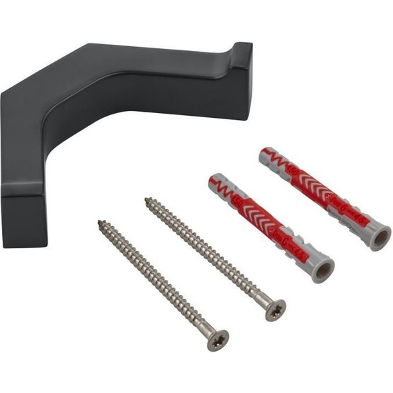 Двойной крючок Keuco Edition 11 11115130000, цвет хром чёрный - 3 Двойной крючок Keuco Edition 11 11115130000, цвет хром чёрный фото 3