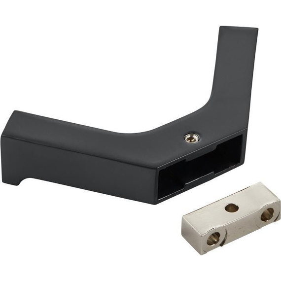 Двойной крючок Keuco Edition 11 11115130000, цвет хром чёрный - 4 Двойной крючок Keuco Edition 11 11115130000, цвет хром чёрный фото 4