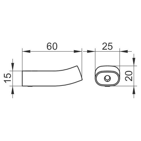 Крючок Keuco Edition 400 11514130000, цвет хром чёрный - 7 Крючок Keuco Edition 400 11514130000, цвет хром чёрный фото 7
