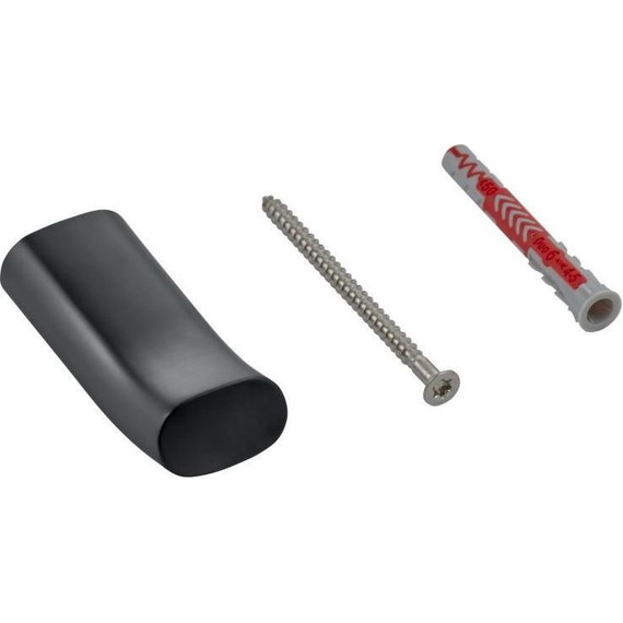 Крючок Keuco Edition 400 11514130000, цвет хром чёрный - 4 Крючок Keuco Edition 400 11514130000, цвет хром чёрный фото 4