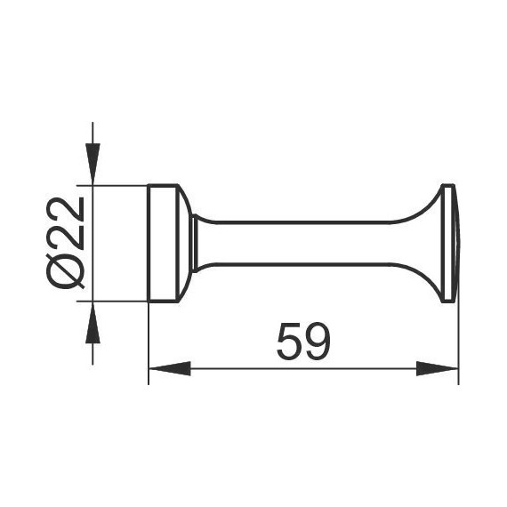 Крючок Keuco Elegance 59 мм 11615010000 - 2 Крючок Keuco Elegance 59 мм 11615010000 фото 2