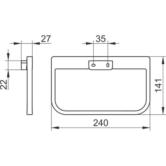Кольцо для полотенец Keuco Moll 12721010000 - 3 Кольцо для полотенец Keuco Moll 12721010000 фото 3